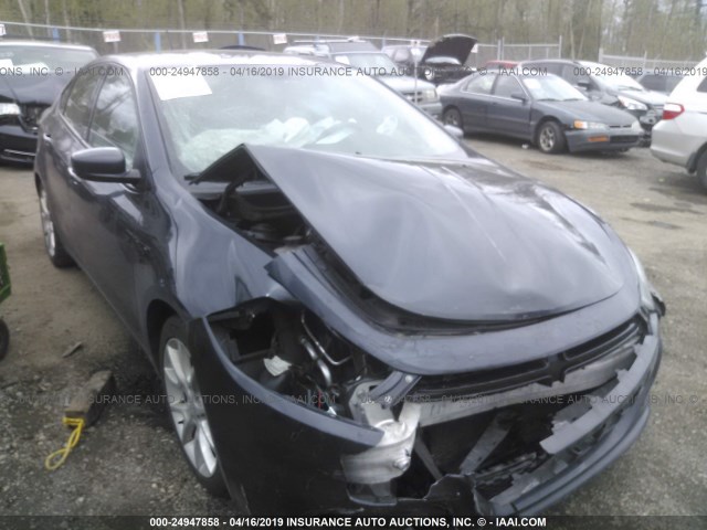 1C3CDFBA4DD295696 - 2013 DODGE DART SXT GRAY photo 1