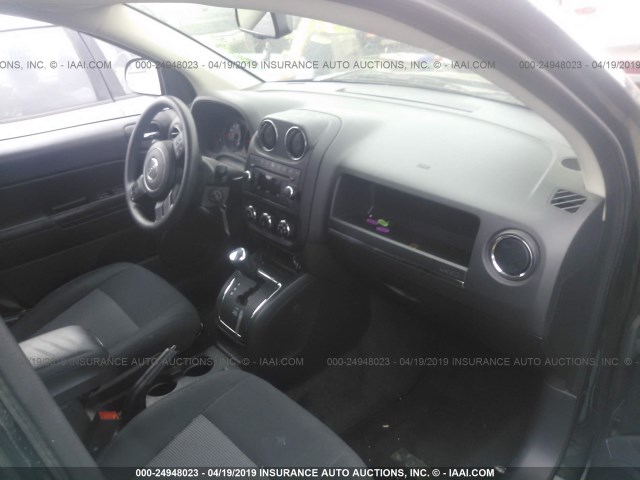 1C4NJCBB5DD229839 - 2013 JEEP COMPASS SPORT BLACK photo 5