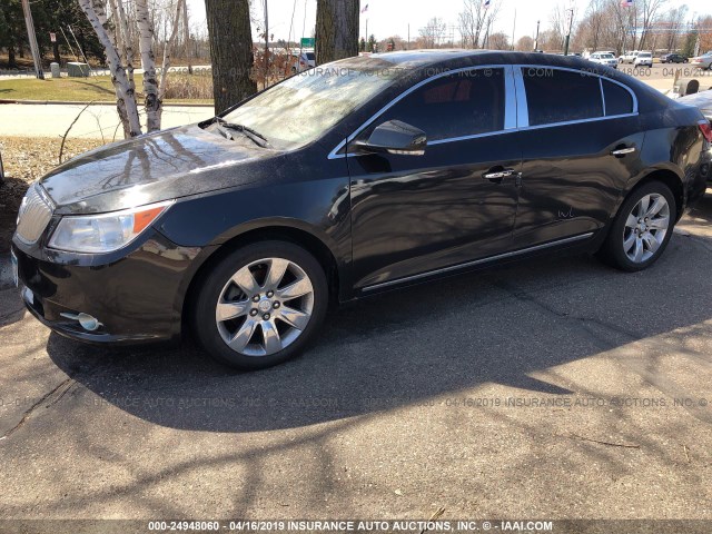 1G4GC5E3XDF135247 - 2013 BUICK LACROSSE BLACK photo 2