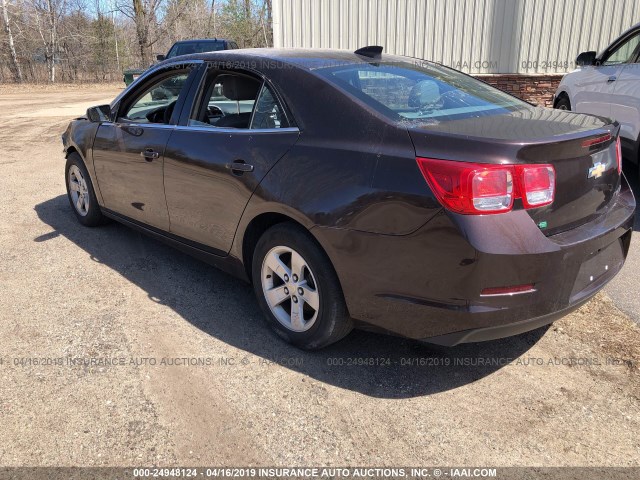 1G11C5SLXFF154598 - 2015 CHEVROLET MALIBU 1LT 栗色 照片 3