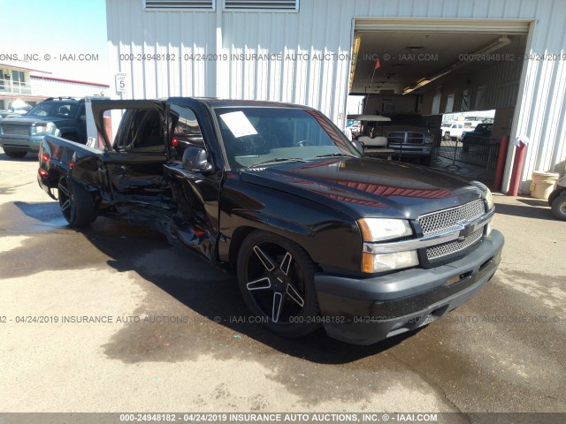 2GCEC13T651256227 - 2005 CHEVROLET SILVERADO C1500 BLACK photo 1