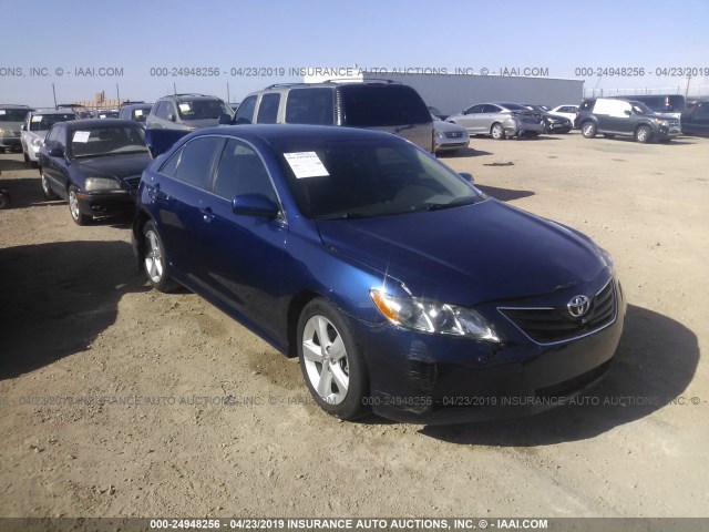 4T1BF3EK6BU747726 - 2011 TOYOTA CAMRY SE/LE/XLE BLUE photo 1