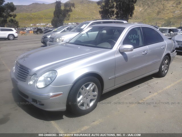 WDBUF56JX6A759768 - 2006 MERCEDES-BENZ E 350 SILVER photo 2