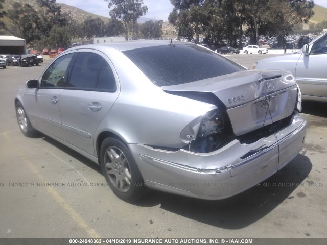 WDBUF56JX6A759768 - 2006 MERCEDES-BENZ E 350 SILVER photo 3