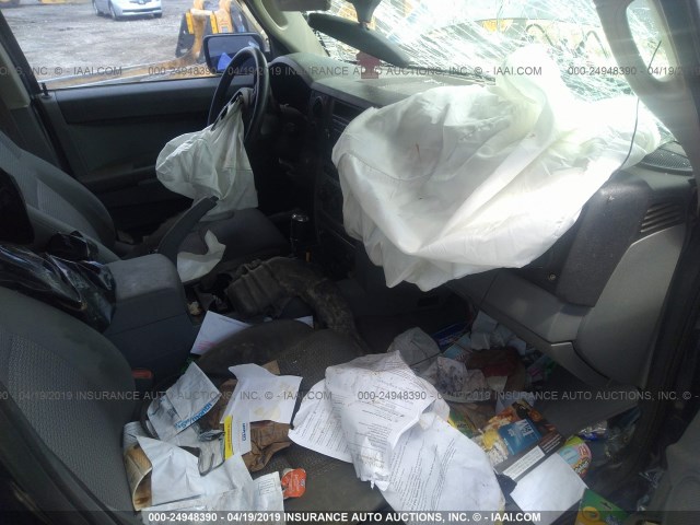 1J8HG48N26C247039 - 2006 JEEP COMMANDER BLUE photo 5