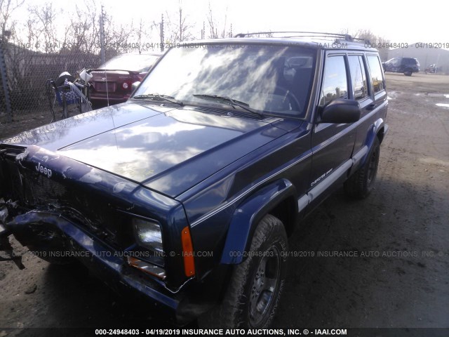 1j4ff48s61l5511 01 Jeep Cherokee Sport Blue Price History History Of Past Auctions Prices And Bids History Of Salvage And Used Vehicles