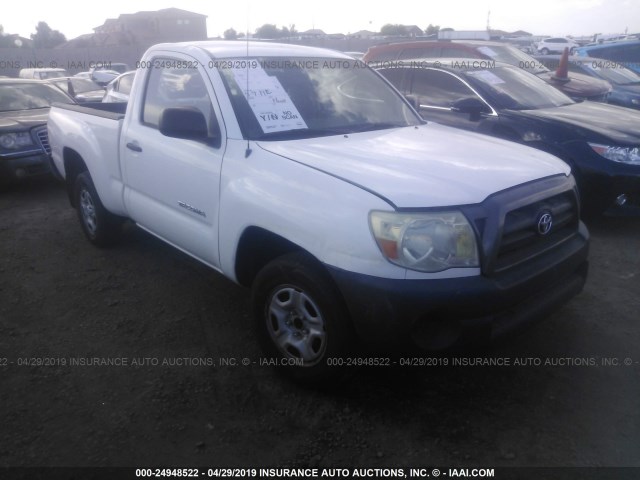 5TENX22N15Z010288 - 2005 TOYOTA TACOMA WHITE photo 1