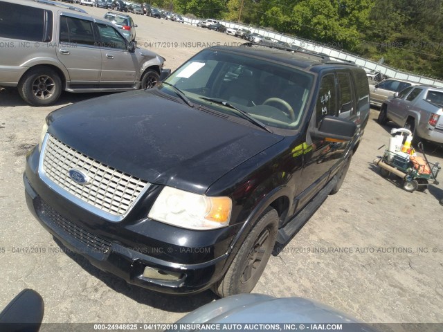 1FMRU17W63LB52567 - 2003 FORD EXPEDITION EDDIE BAUER BLACK photo 2