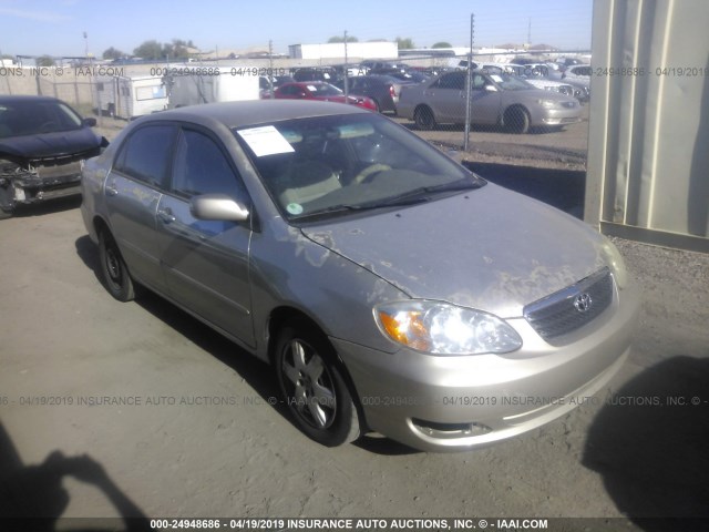 1NXBR32E95Z432266 - 2005 TOYOTA COROLLA CE/LE/S BEIGE photo 1