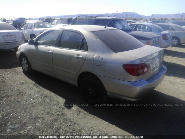 1NXBR32E95Z432266 - 2005 TOYOTA COROLLA CE/LE/S BEIGE photo 3