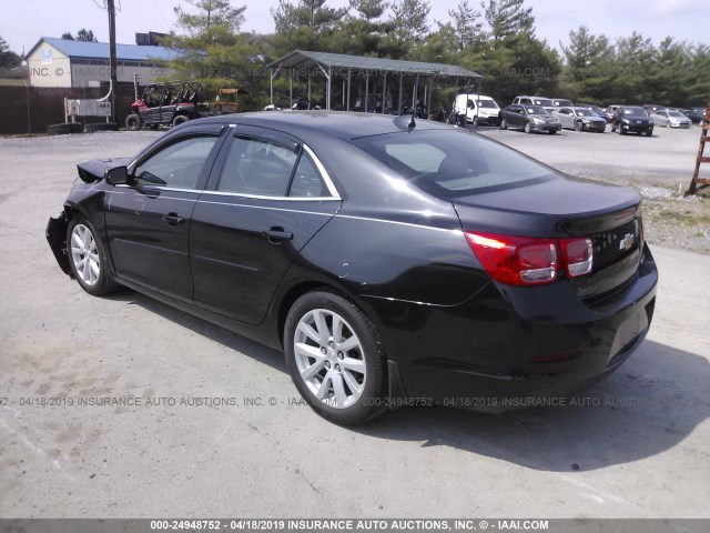 1G11E5SL3EF186303 - 2014 CHEVROLET MALIBU 2LT BLACK photo 3