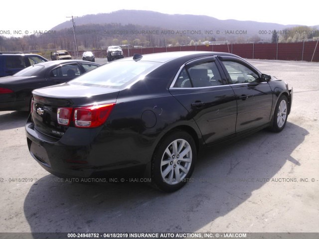 1G11E5SL3EF186303 - 2014 CHEVROLET MALIBU 2LT BLACK photo 4