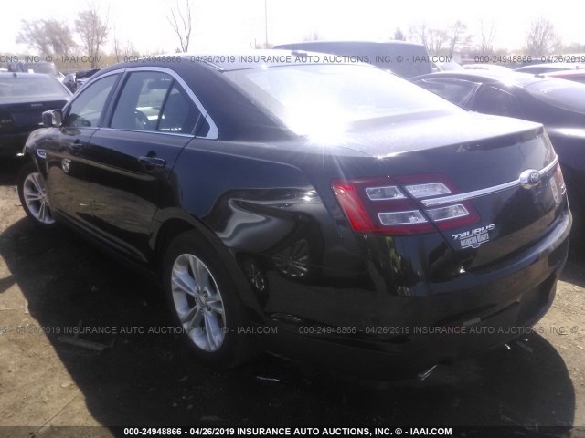 1FAHP2E86GG146547 - 2016 FORD TAURUS SEL BLACK photo 3