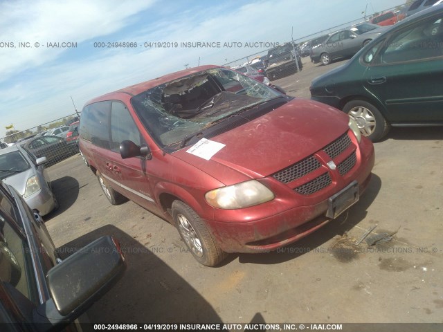 2B8GP443X1R205303 - 2001 DODGE GRAND CARAVAN SPORT RED photo 1