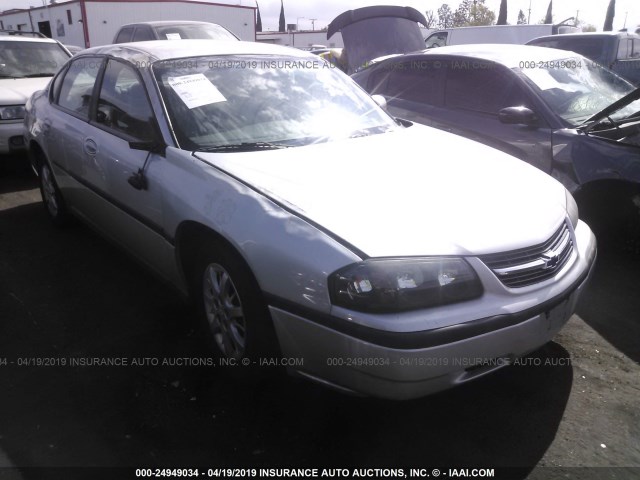 2G1WF52E549455767 - 2004 CHEVROLET IMPALA GRAY photo 1