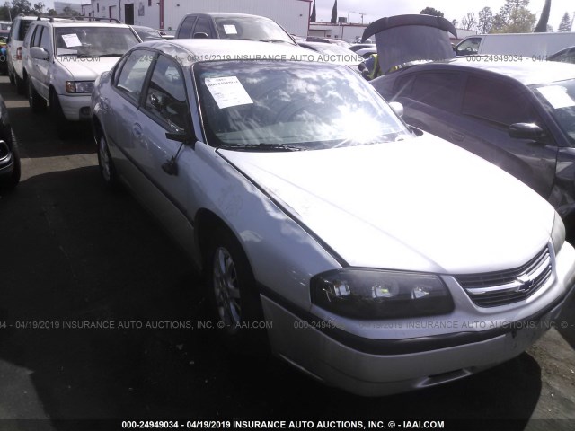 2G1WF52E549455767 - 2004 CHEVROLET IMPALA GRAY photo 6