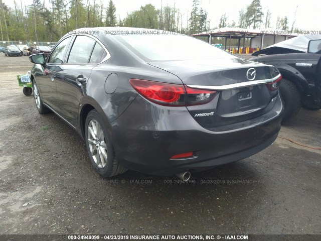 JM1GJ1U54G1409792 - 2016 MAZDA 6 SPORT GRAY photo 3