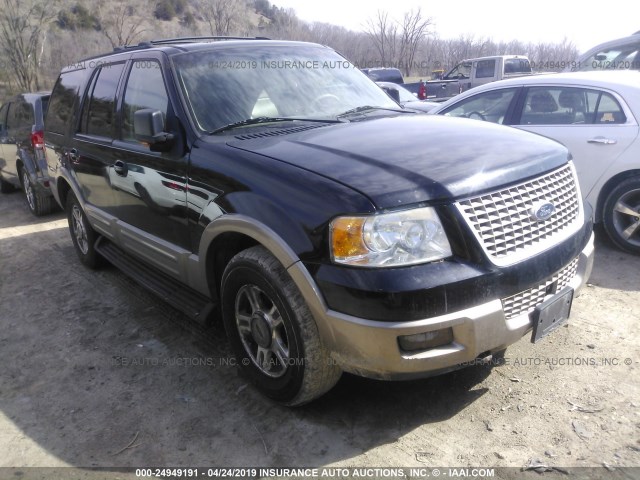 1FMPU18L03LA33778 - 2003 FORD EXPEDITION EDDIE BAUER BLACK photo 1