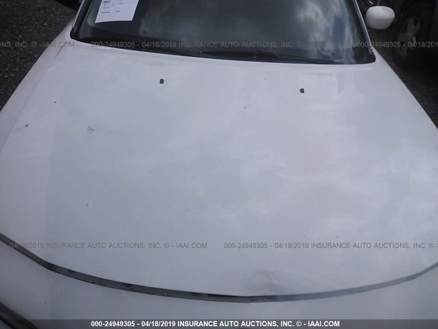 2B3CA3CV8AH185965 - 2010 DODGE CHARGER SXT WHITE photo 10