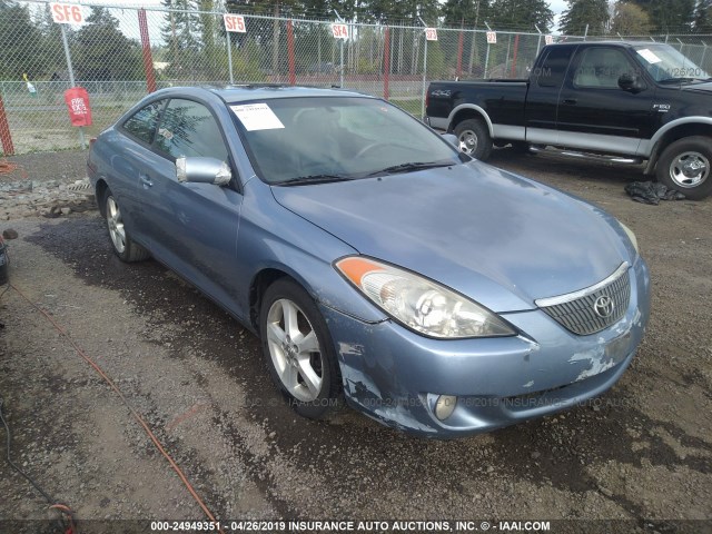 4T1CA30P84U014828 - 2004 TOYOTA CAMRY SOLARA SE/SLE Light Blue photo 1