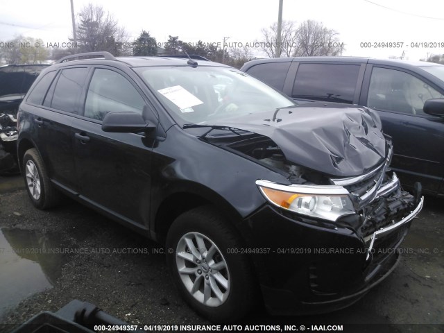 2FMDK3GC6DBC69407 - 2013 FORD EDGE SE BLACK photo 1