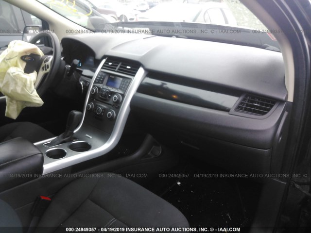 2FMDK3GC6DBC69407 - 2013 FORD EDGE SE BLACK photo 5