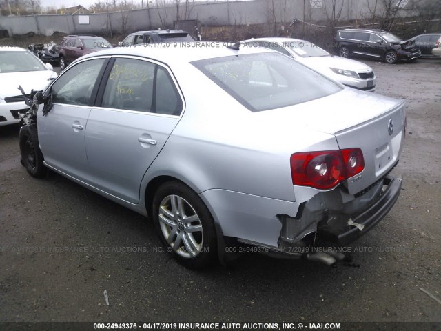 3VWCT71K76M850840 - 2006 VOLKSWAGEN JETTA TDI SILVER photo 3