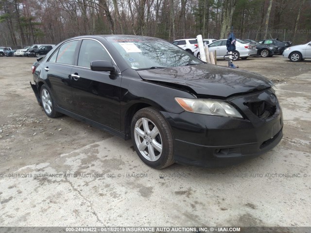 4T1BK46K27U018498 - 2007 TOYOTA CAMRY NEW GENERAT LE/XLE/SE BLACK photo 1