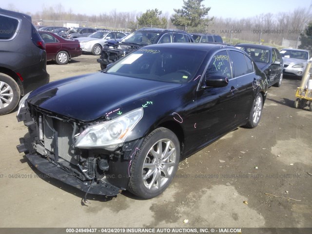 JN1CV6AR9BM354953 - 2011 INFINITI G37 BLACK photo 2