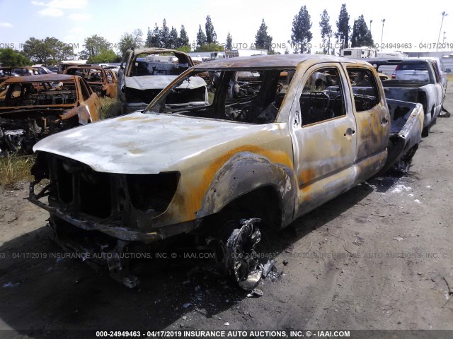 3TMJU62N09M071083 - 2009 TOYOTA TACOMA DOUBLE CAB PRERUNNER BLACK photo 2