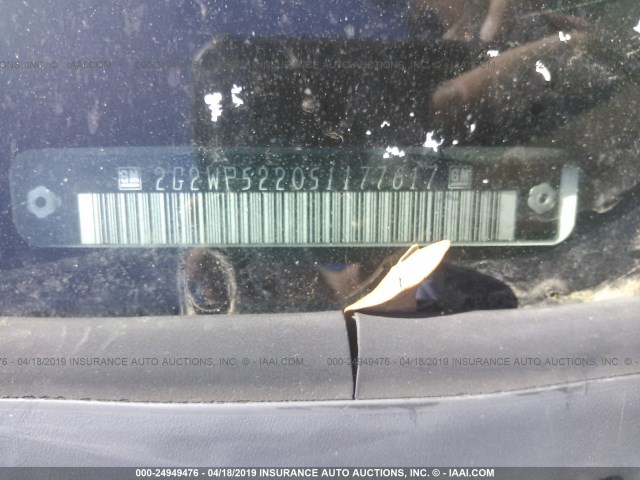 2G2WP522051177617 - 2005 PONTIAC GRAND PRIX 白色 照片 9