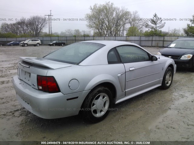 1FAFP4043YF211434 - 2000 FORD MUSTANG Gümüş foto 4