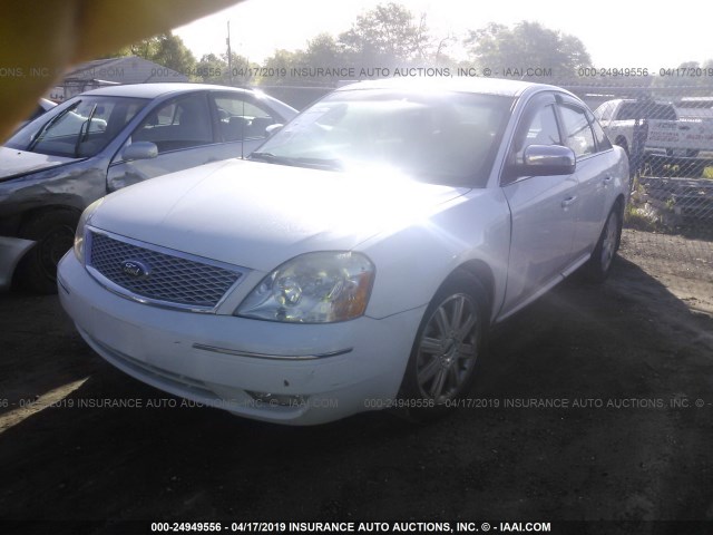 1FAHP25166G168419 - 2006 FORD FIVE HUNDRED LIMITED WHITE photo 2