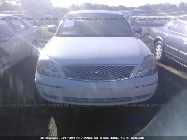 1FAHP25166G168419 - 2006 FORD FIVE HUNDRED LIMITED WHITE photo 6