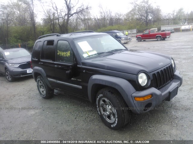 1J4GL48K63W502008 - 2003 JEEP LIBERTY SPORT/FREEDOM BLACK photo 1