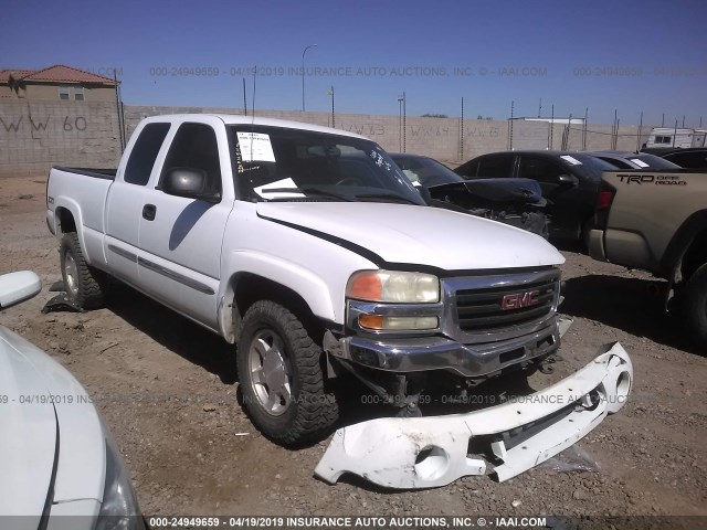 2GTEK19TX41371115 - 2004 GMC NEW SIERRA K1500 WHITE photo 1