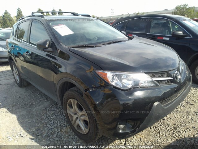 2T3ZFREV6FW154022 - 2015 TOYOTA RAV4 LE BLACK photo 1