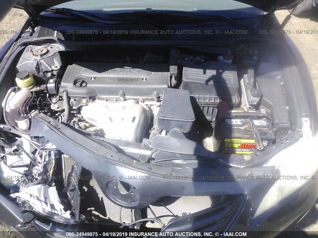 4T4BE46K29R098868 - 2009 TOYOTA CAMRY SE/LE/XLE GRAY photo 10