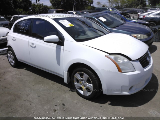 3N1AB61E59L618896 - 2009 NISSAN SENTRA 2.0/2.0S/2.0SL WHITE photo 1