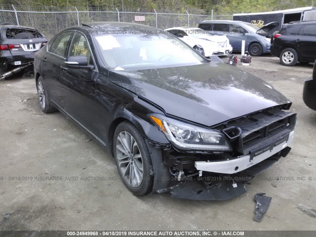 KMHGN4JE0FU065509 - 2015 HYUNDAI GENESIS 3.8L BLACK photo 1