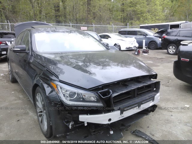 KMHGN4JE0FU065509 - 2015 HYUNDAI GENESIS 3.8L BLACK photo 6