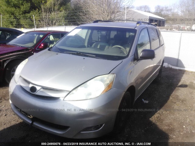 5TDZK23C27S061148 - 2007 TOYOTA SIENNA CE/LE SILVER photo 2