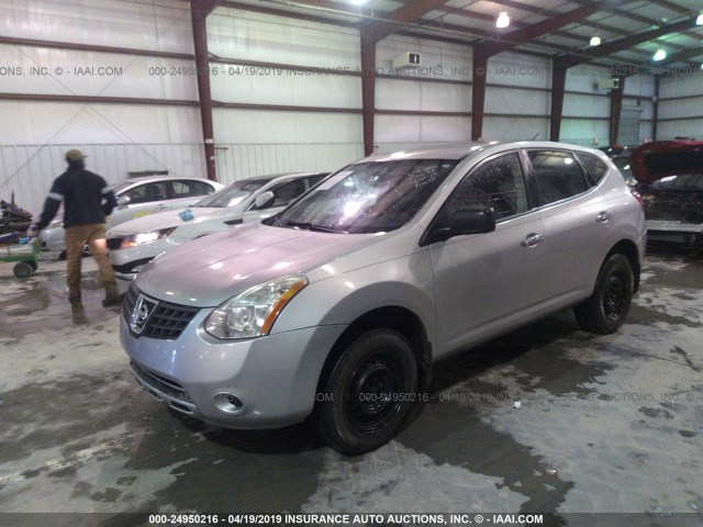 JN8AS5MVXAW145180 - 2010 NISSAN ROGUE S/SL/KROM SILVER photo 2