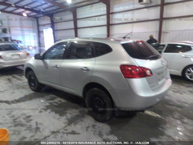 JN8AS5MVXAW145180 - 2010 NISSAN ROGUE S/SL/KROM SILVER photo 3