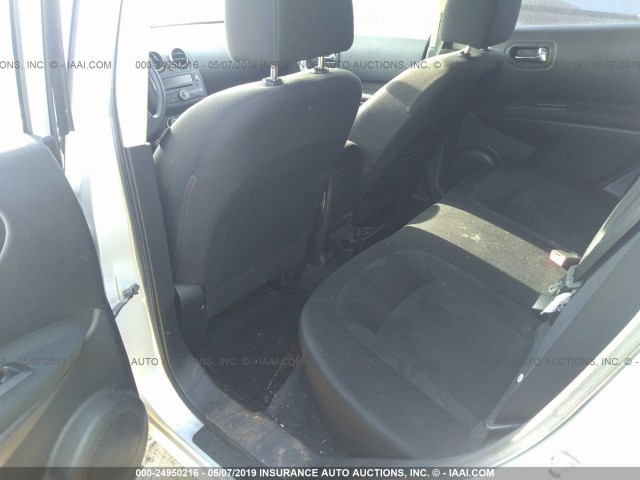 JN8AS5MVXAW145180 - 2010 NISSAN ROGUE S/SL/KROM SILVER photo 8