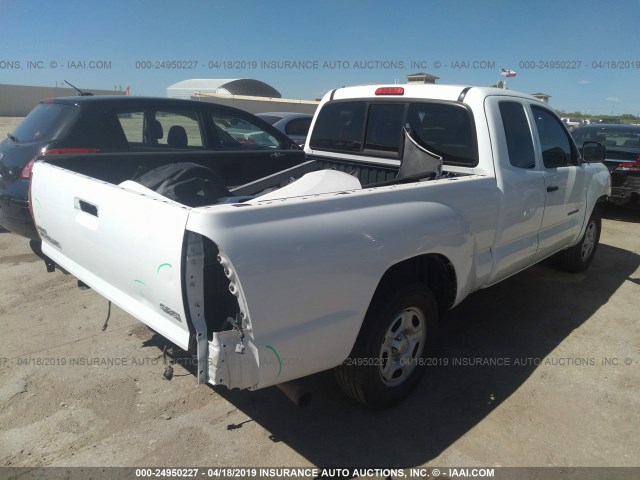 5TETX22N65Z116226 - 2005 TOYOTA TACOMA ACCESS CAB თეთრი ფოტო 4