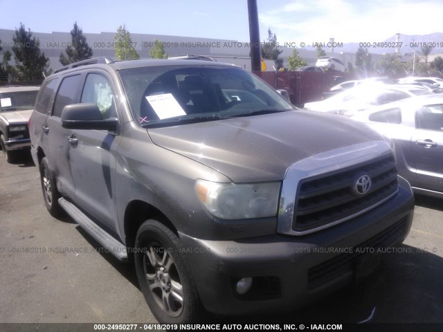 5TDBY5G16AS029353 - 2010 TOYOTA SEQUOIA SR5 BROWN photo 1