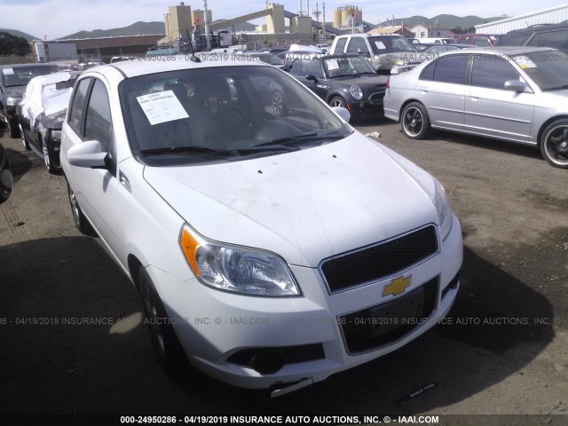KL1TD6DE4AB119564 - 2010 CHEVROLET AVEO LS/LT WHITE photo 1