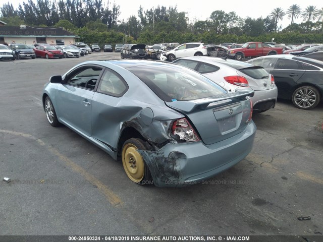 JTKDE177X50052263 - 2005 TOYOTA SCION TC BLUE photo 3