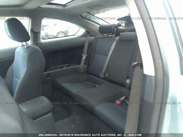 JTKDE177X50052263 - 2005 TOYOTA SCION TC BLUE photo 8